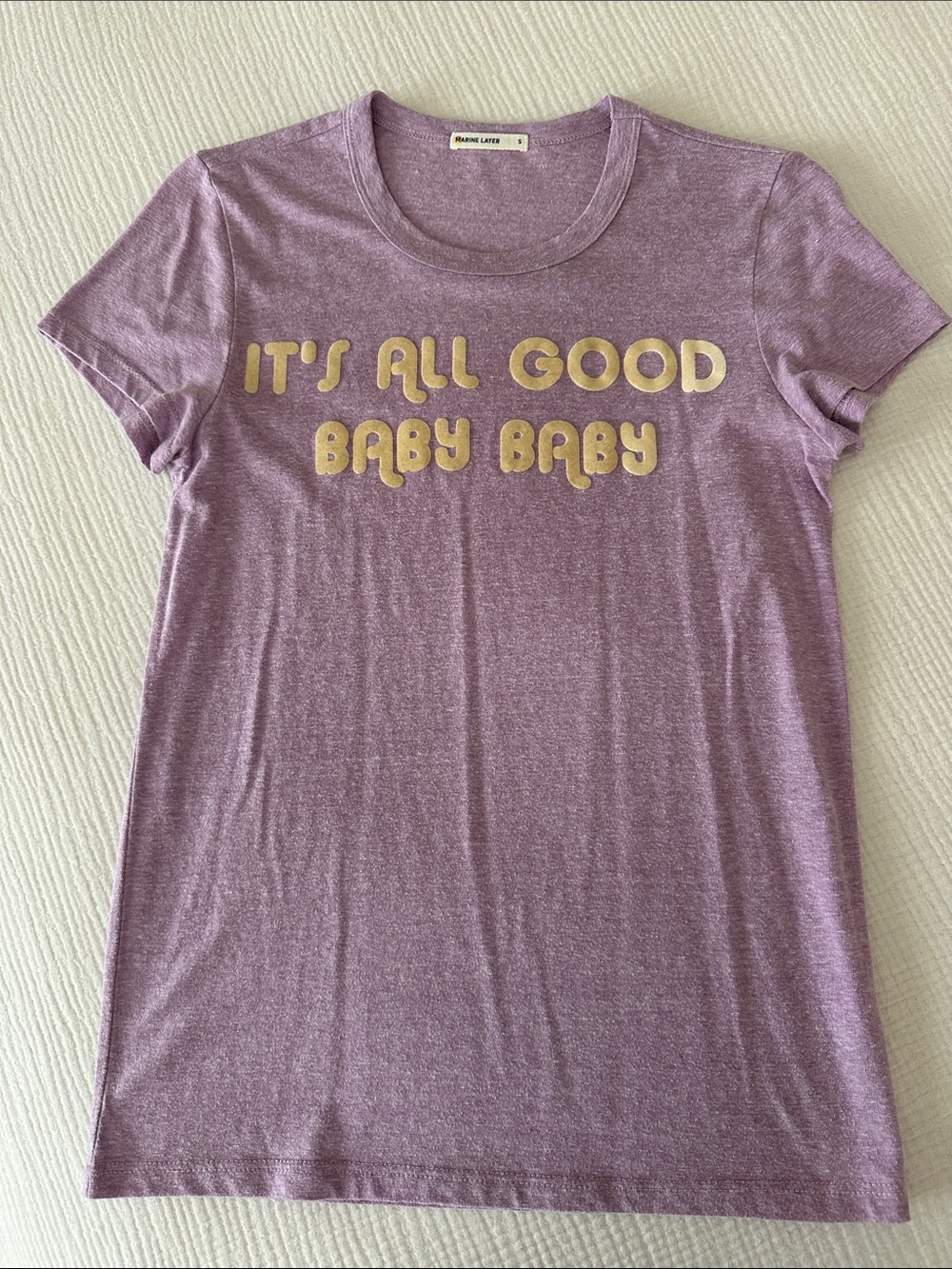 Purple Marine Layer Tee